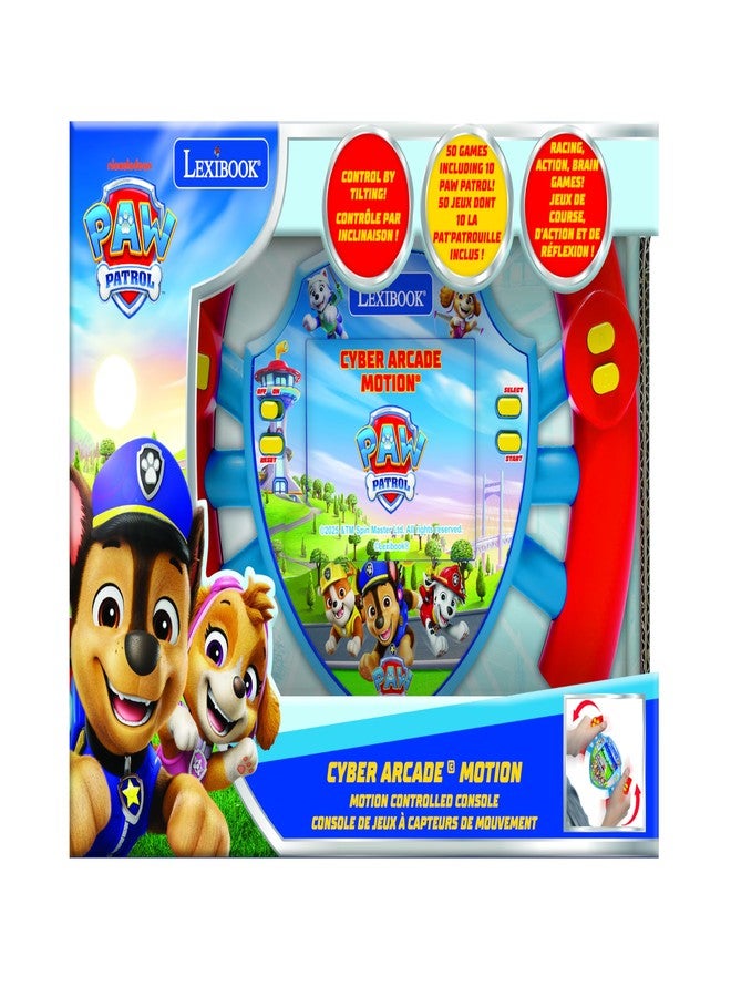 ليكسيبوك جهاز Lexibook، وحدة تحكم Paw Patrol Cyber Arcade Motion® مع تحكم بالإيماءات، شاشة LCD ملونة 2.8 بوصة و50 لعبة، بما في ذلك 10 ألعاب من عالم Paw Patrol، JL3180PA - Image 5